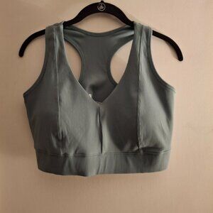 Avia Green Women"s Sports Bra Racerback Performance